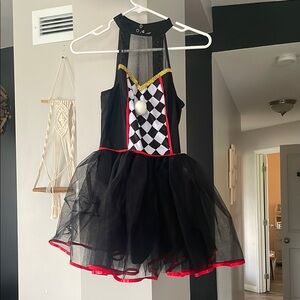 Harlequin Jester Costume - Black and Red